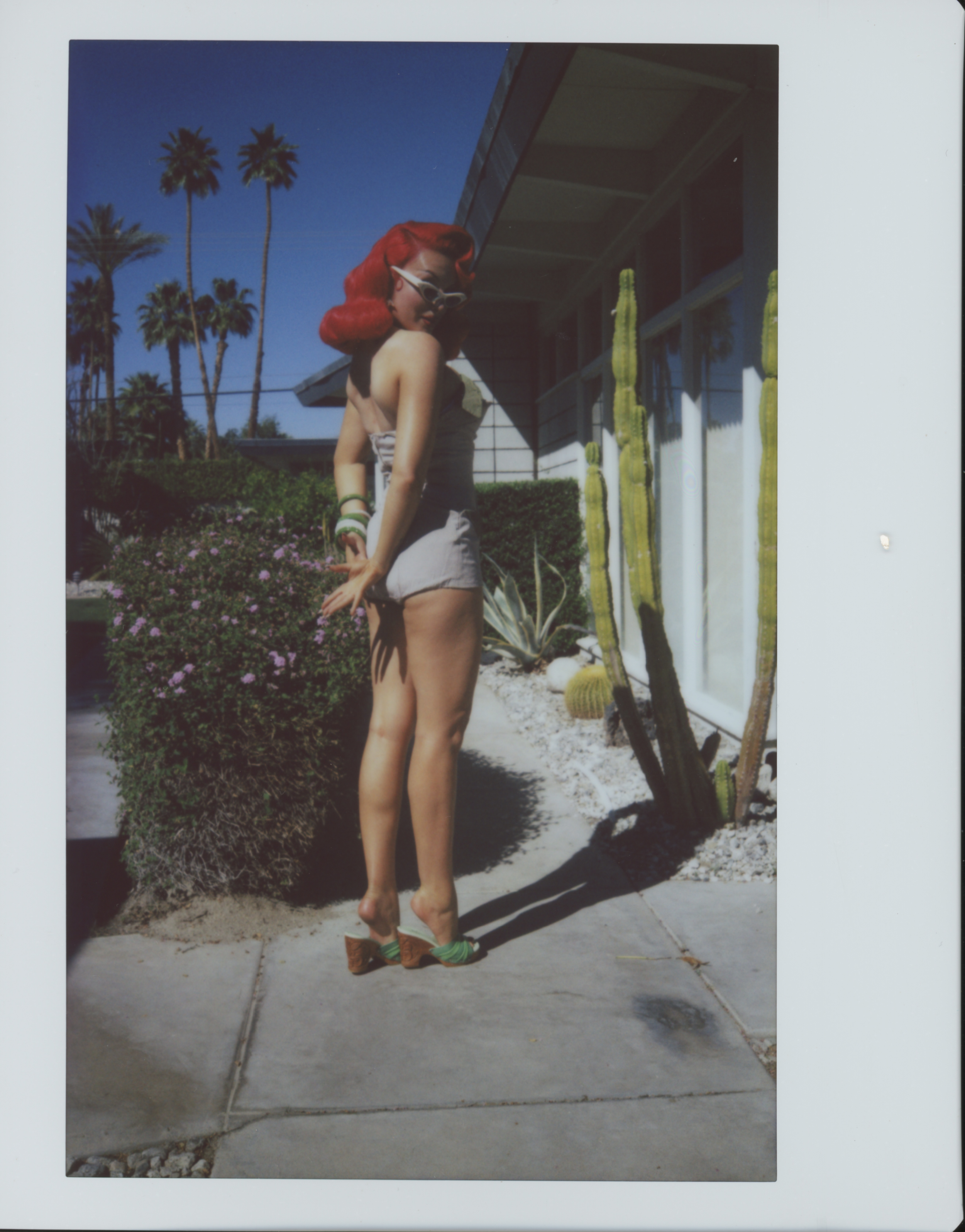 the Savage Idol - 3" wedge - in Jungle - Lucky Lou Shoes