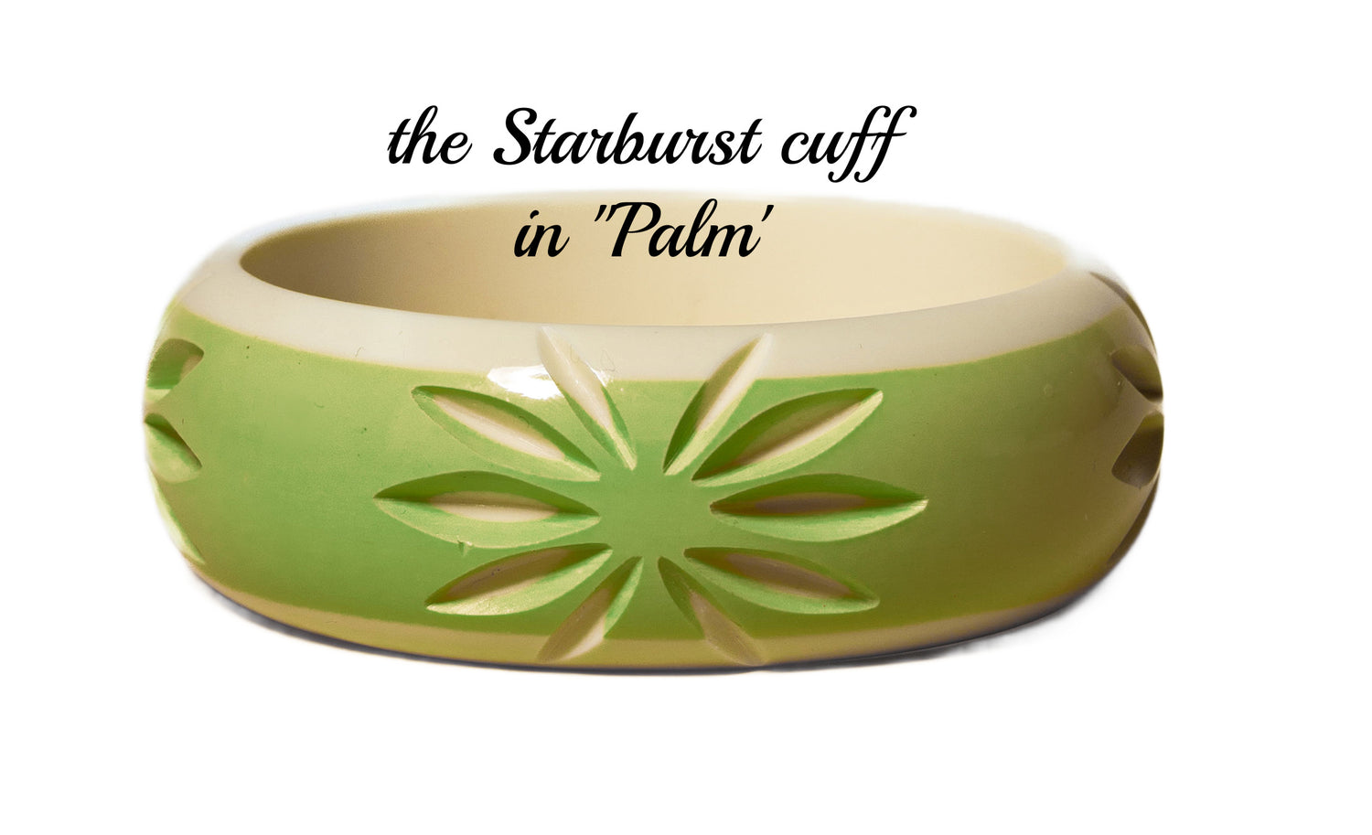 the Palm Springs Bangle Collection - the Starburst Cuff.