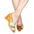 the Souvenir/without Ankle Strap - in Olive.