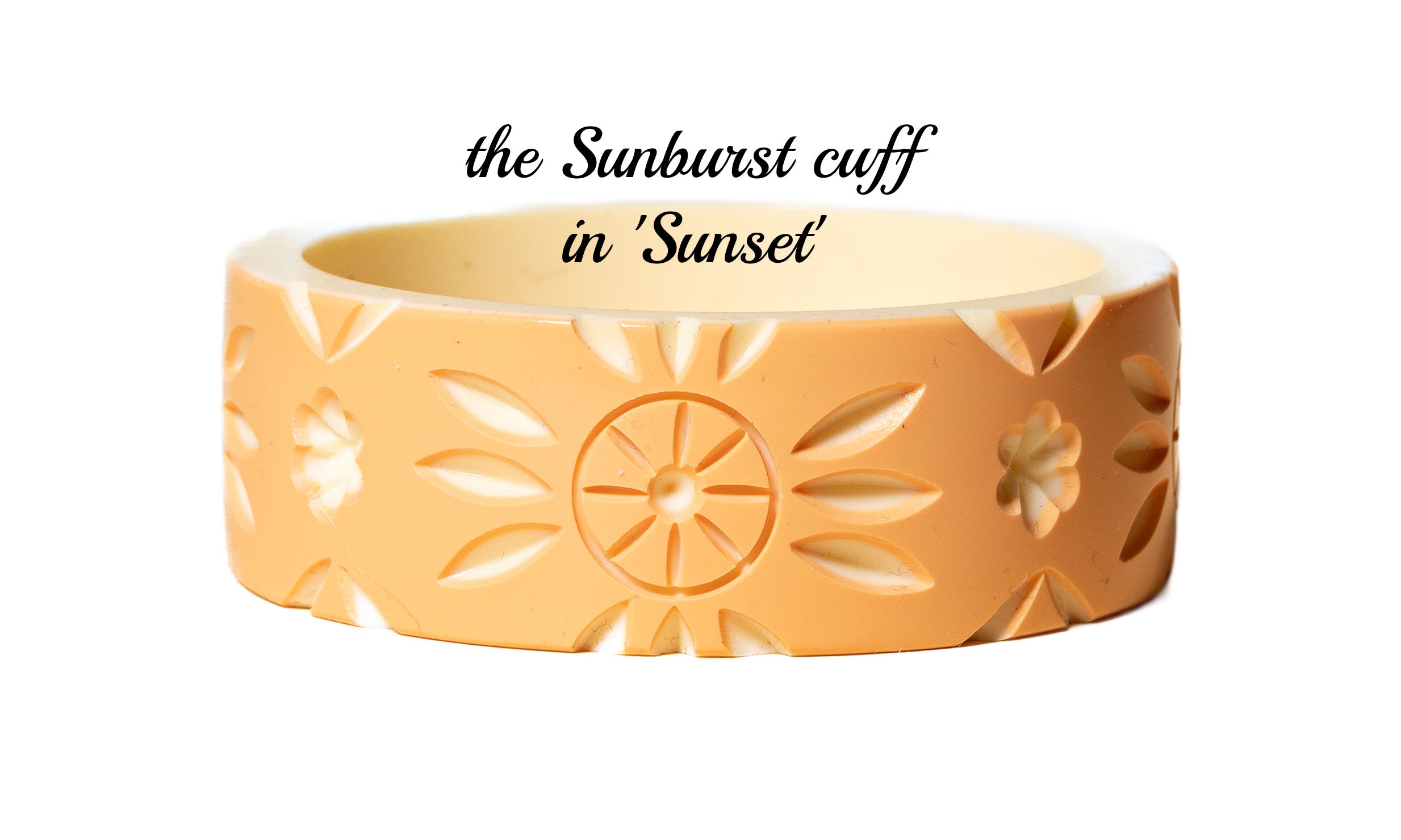 the Palm Springs Bangle Collection - the Sunburst Cuff.