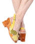 the Venus Wedge in Chartreuse Velvet - now on Sale!.