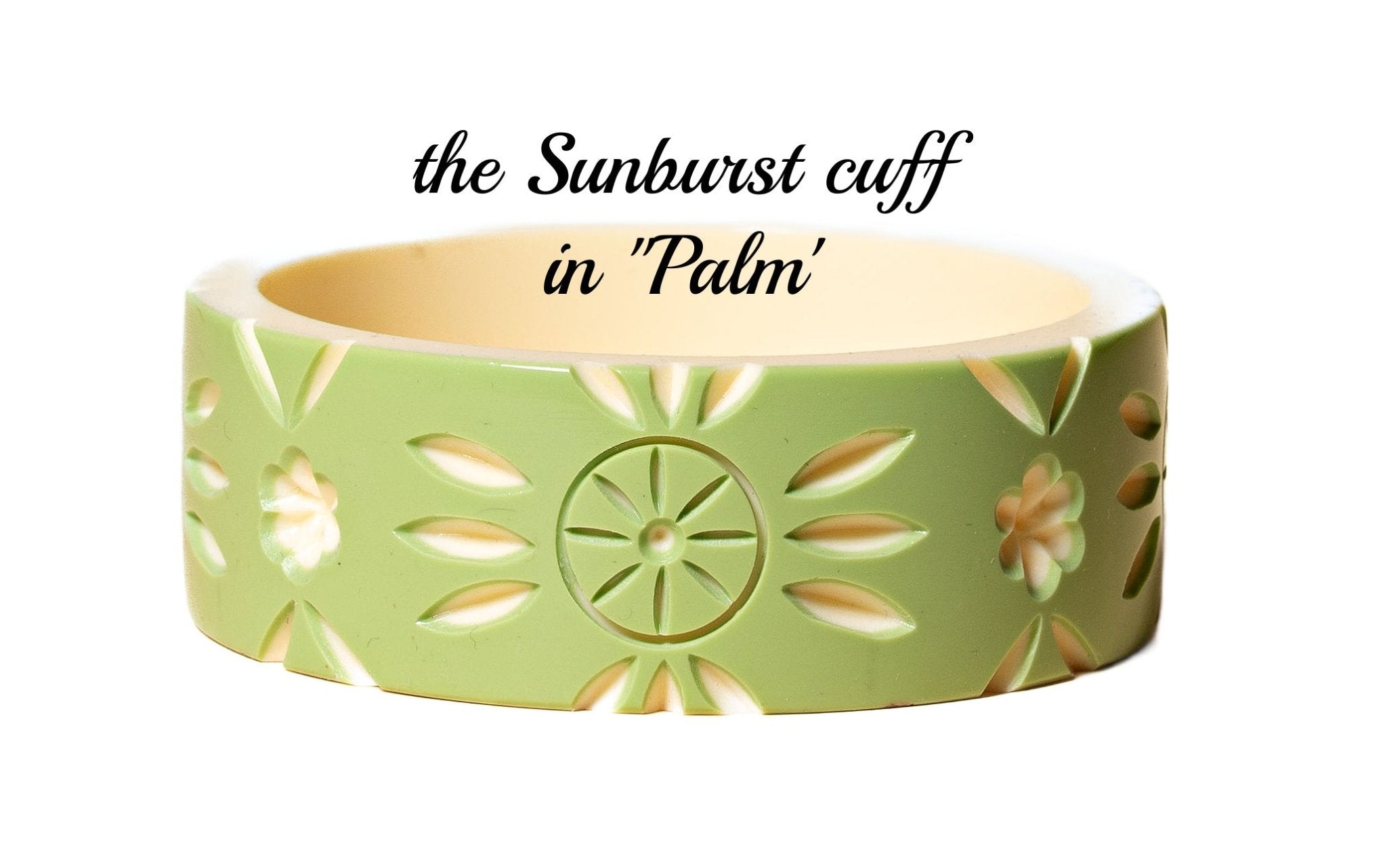 the Palm Springs Bangle Collection - the Sunburst Cuff - Lucky Lou Shoes