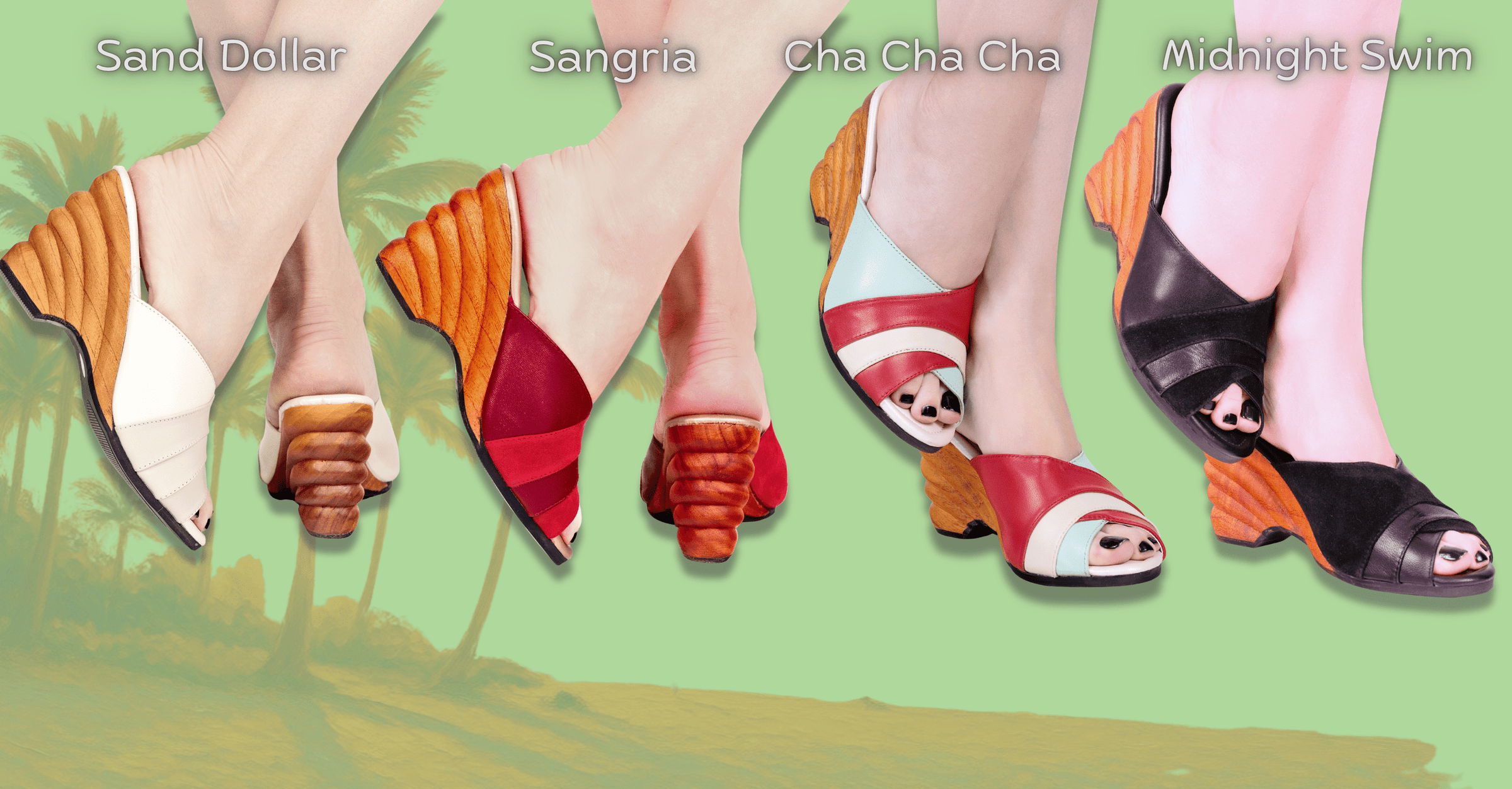 the Cabana Collection - by LouLou von Hochtritt - Lucky Lou Shoes