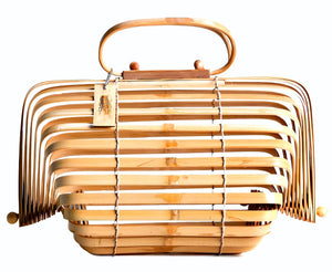 our famous Bamboo Cage Purse