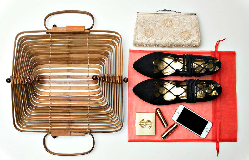 our famous Bamboo Cage Purse