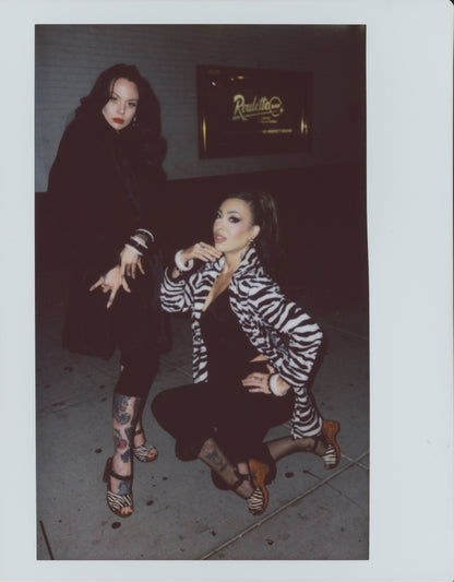 the Souvenir/with Ankle Strap - in NEW Wild Nobility Zebra