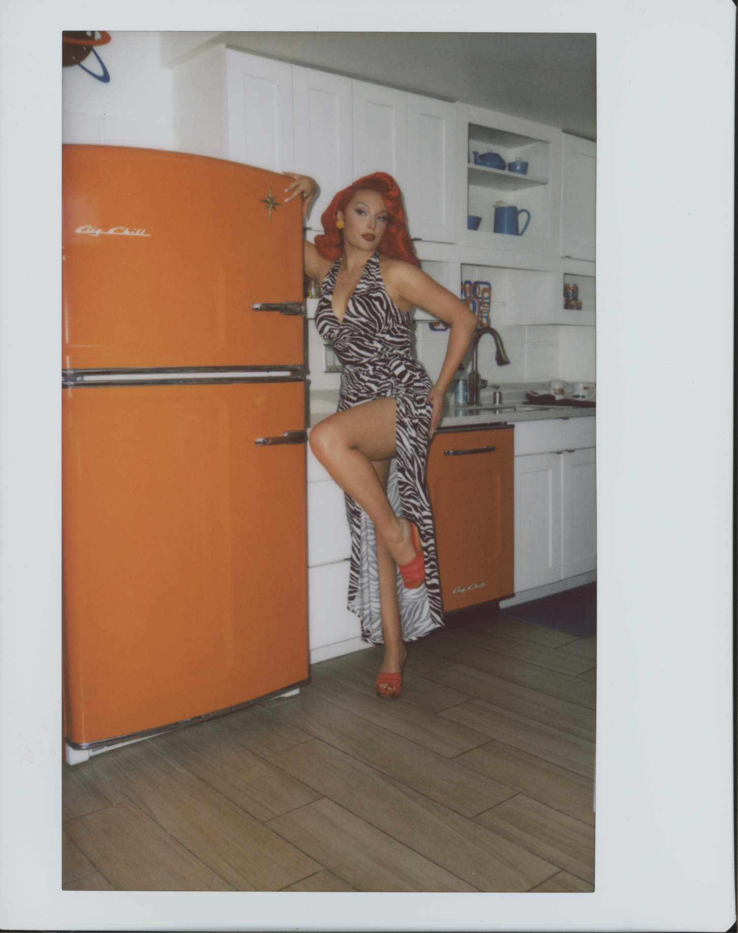 the Savage Idol - 3" wedge - in Torch - Lucky Lou Shoes