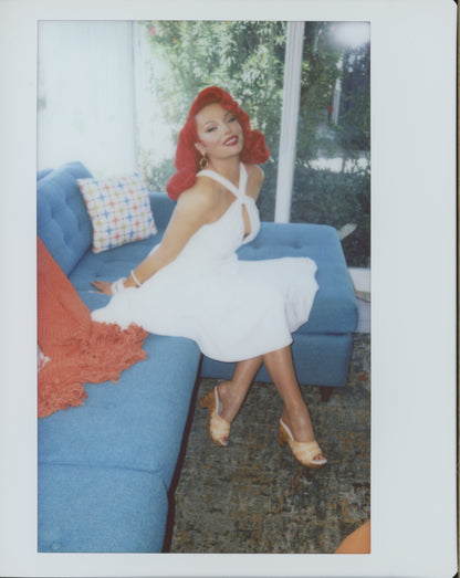 the Savage Idol - 3" wedge - in Flame - Lucky Lou Shoes