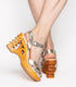 on Sale - the Pagoda in Gilda Gold - Lucky Lou Shoes