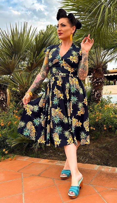 Savage Idol / hand-carved wood wedge shoes / Ocean Blue - Lucky Lou Shoes