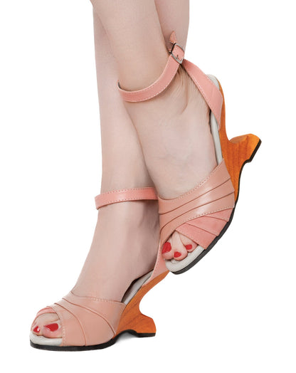 the Boom Boom in Rose - Lucky Lou Shoes