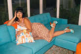 the Cherry Blossom 4" stiletto - in Aqua Holiday - Lucky Lou Shoes