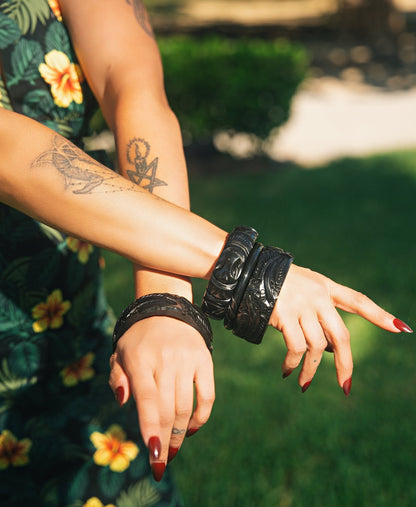 The Luau Lounge Collection - The Martiki Cuff - Lucky Lou Shoes