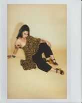 the Pagoda - in Black Suede and Leather - Lucky Lou Shoes