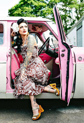 the Pagoda - in Fawn - Lucky Lou Shoes