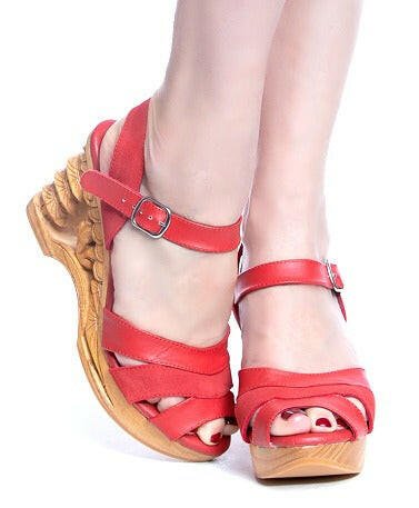 the Pagoda in Red - Lucky Lou Shoes