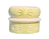 the Palm Springs Bangle Collection - the Saucer Spacer - Lucky Lou Shoes