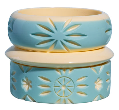 the Palm Springs Bangle Collection - the Saucer Spacer - Lucky Lou Shoes