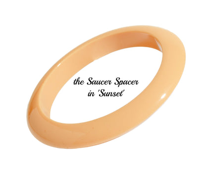 the Palm Springs Bangle Collection - the Saucer Spacer - Lucky Lou Shoes