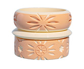 the Palm Springs Bangle Collection - the Saucer Spacer - Lucky Lou Shoes