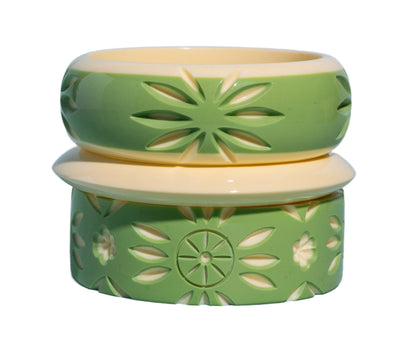 the Palm Springs Bangle Collection - the Saucer Spacer - Lucky Lou Shoes