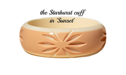 the Palm Springs Bangle Collection - the Starburst Cuff - Lucky Lou Shoes