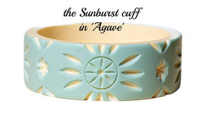 the Palm Springs Bangle Collection - the Sunburst Cuff - Lucky Lou Shoes