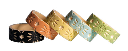 the Palm Springs Bangle Collection - the Sunburst Cuff - Lucky Lou Shoes