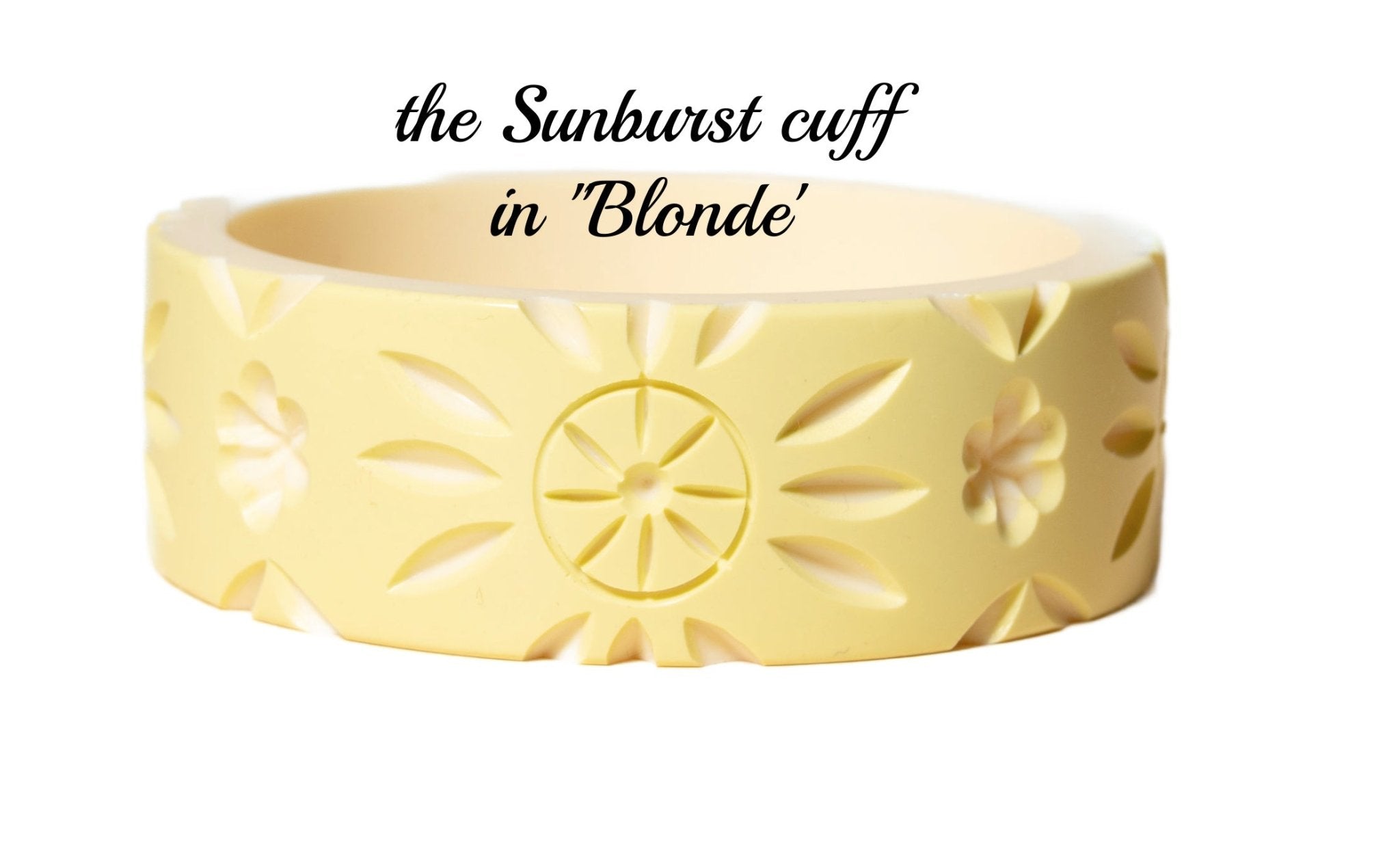 the Palm Springs Bangle Collection - the Sunburst Cuff - Lucky Lou Shoes
