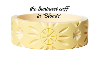 the Palm Springs Bangle Collection - the Sunburst Cuff - Lucky Lou Shoes