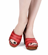 the Savage Idol - 3" wedge - in Torch - Lucky Lou Shoes