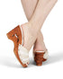 the Souvenir 3" wedge shoe w/o Ankle Strap - in Powder Puff - Lucky Lou Shoes