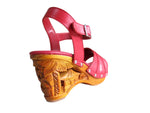 Load image into Gallery viewer, Souvenir/with Ankle Strap - in Scarlette Red Leather
