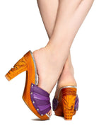 Load image into Gallery viewer, Rockin&#39; Tiki/without Ankle Strap - in Bang Bang Purple
