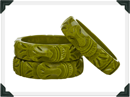 The Luau Lounge Collection - The Martiki Cuff - Lucky Lou Shoes