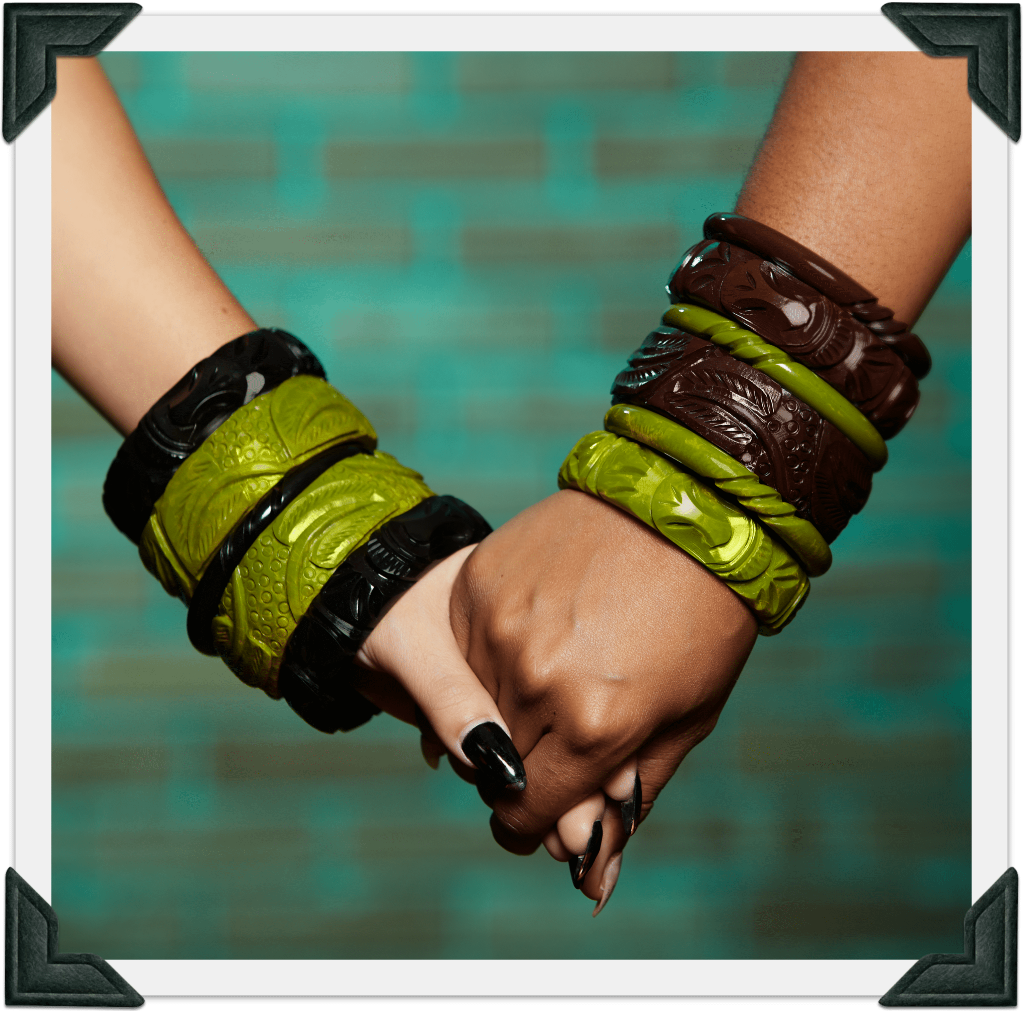 The Luau Lounge Collection - The Martiki Cuff - Lucky Lou Shoes