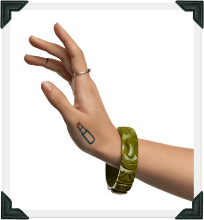 The Luau Lounge Collection - The Martiki Cuff - Lucky Lou Shoes